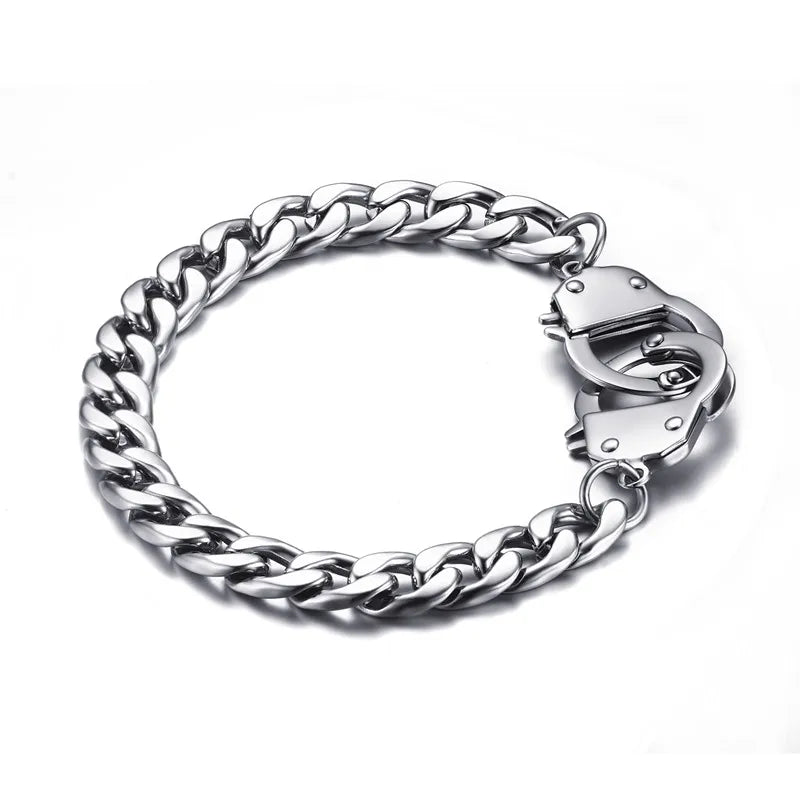Handcuff Bracelet for Men Promise Jewelry