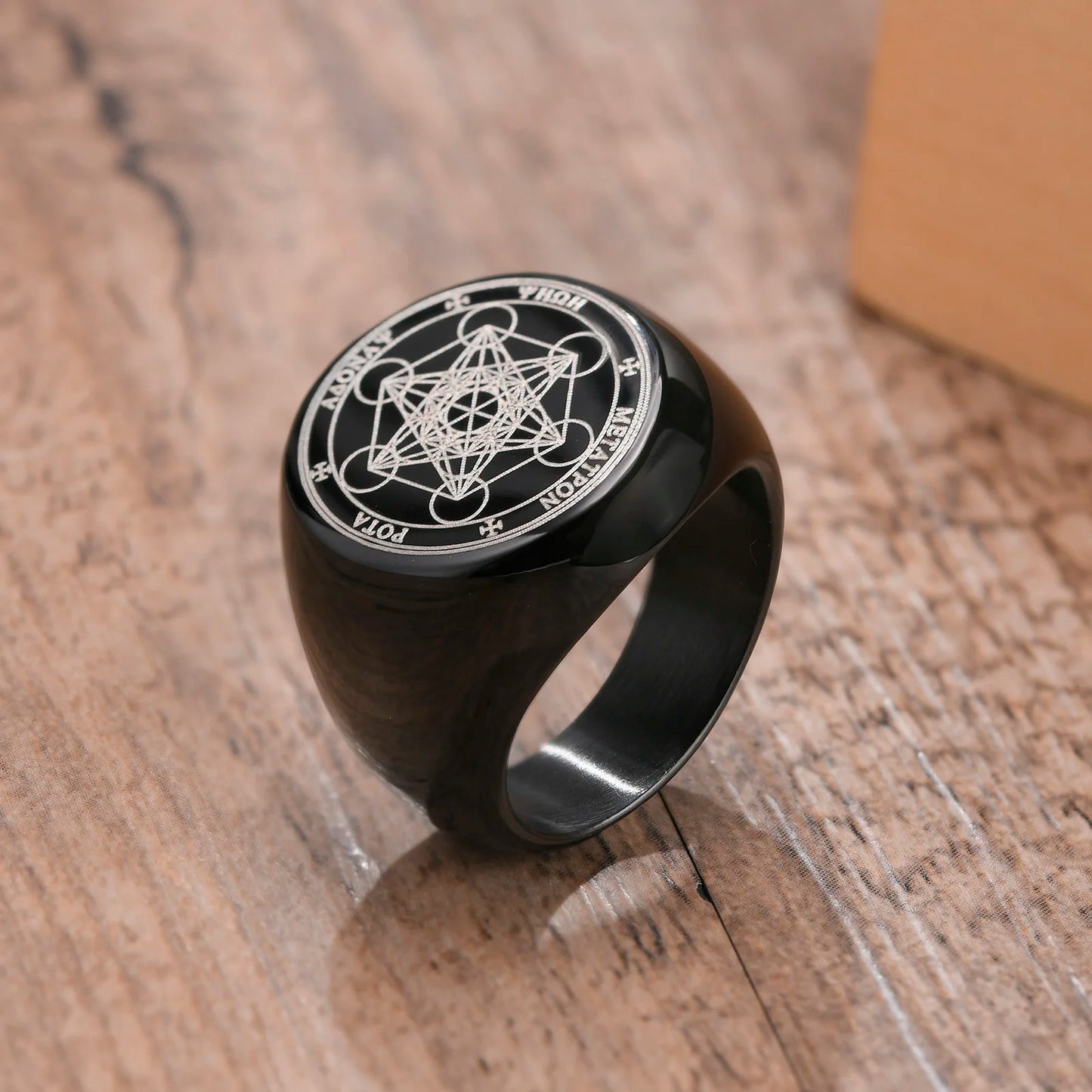 Seven Seals of Angels Rings for Men