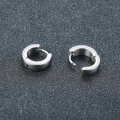 Assorted Colors Simple Small Hoop Earrings