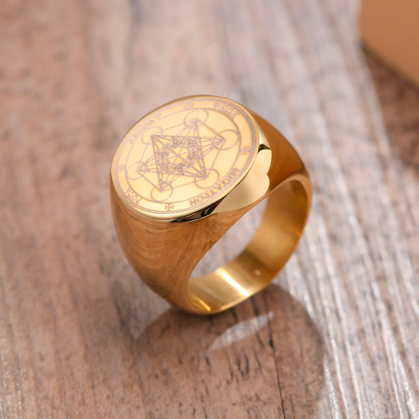 Seven Seals of Angels Rings for Men