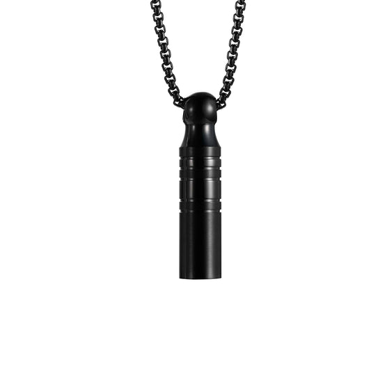 Men Urn Pendant Necklace for Ashes