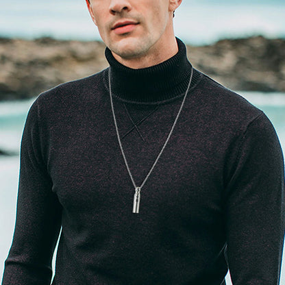 Men Urn Pendant Necklace for Ashes