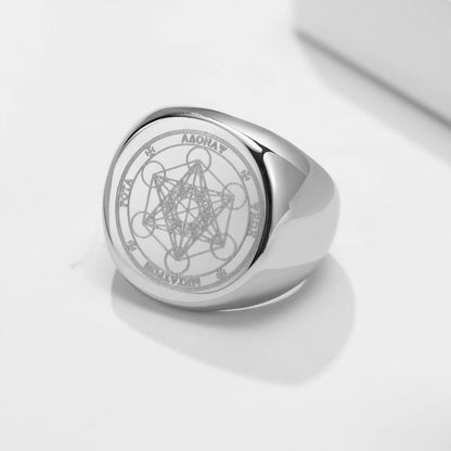 Seven Seals of Angels Rings for Men