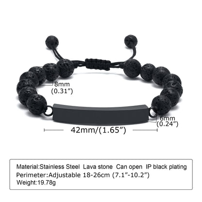 Cremation Urn Bracelet for Ashes Men Keepsake Gift